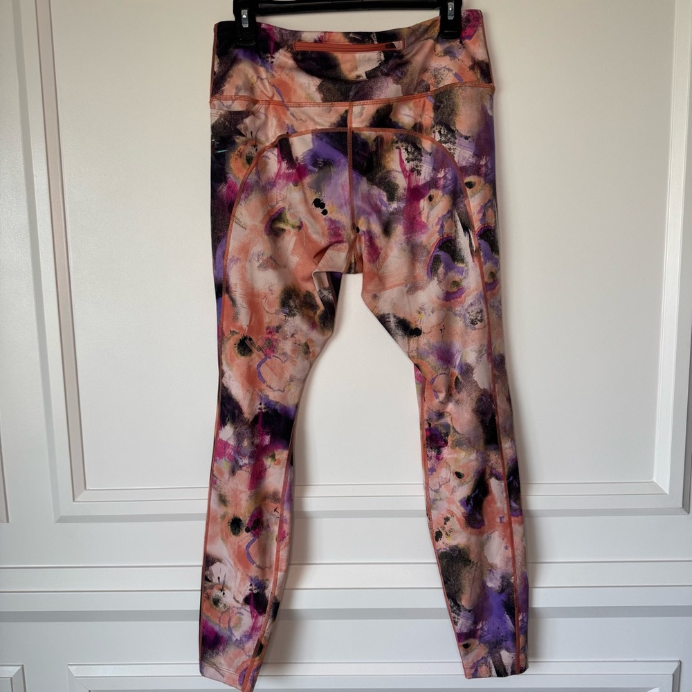 NIKE AIR TIGHTS DRI-FIT PANTS MADDER ROOT COLOR WOMEN'S SIZE LARGE - Picture 6 of 13